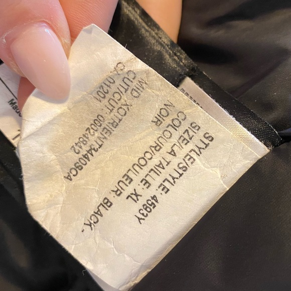 Canada Goose Black Youth Brittania Parka XL (18) (woman women xs equivalent) - Picture 12 of 14